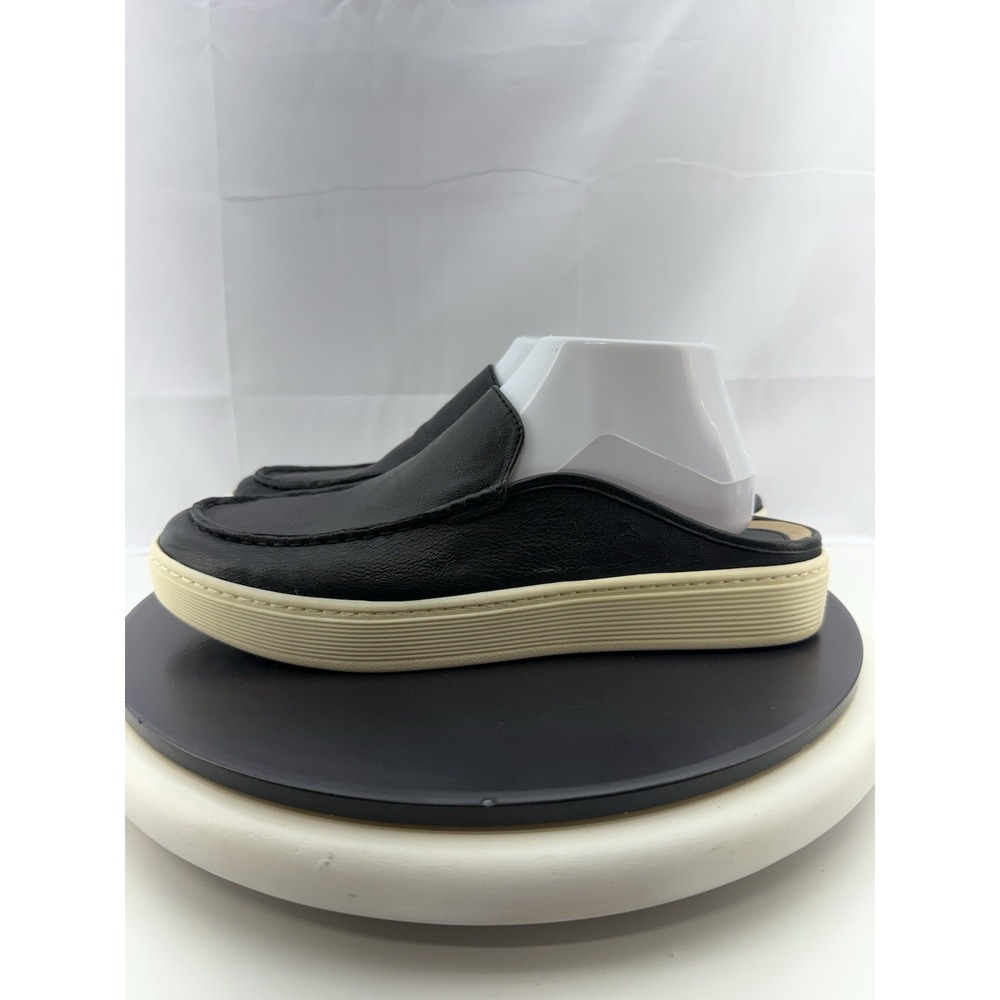 Sofft Somers Moc Shoes Womens‎ Size 9. 5M Black Leather Slip On Mules Loafer